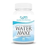 Number One Nutrition Natural Diuretic Water Away Pills, Relieves Water Retention and Supports Water Weight Management, 60 Capsules