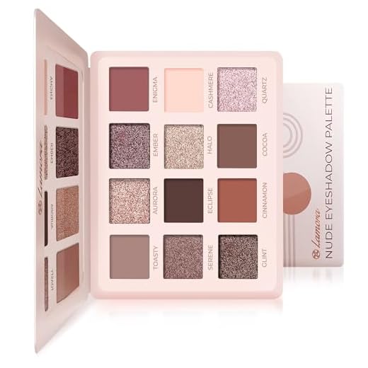 Fard a Paupiere Palette Maquillage Yeux - Nude 12 Couleurs Shimmer Mat Ultra Pigmenté Ombre a Paupiere - Végétalienne & Sans Cruauté 2