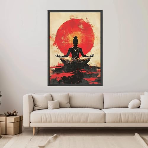Toile de méditation moderne pour apaiser l'esprit à la maison - 3