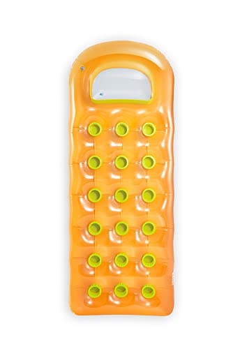 Intex 59895EU - Aufblasbare Luftmatratze mit Sichtfenster, 18 Löcher Assortiert, Vinyl, Mehrfarbig, 188x71 cm 3
