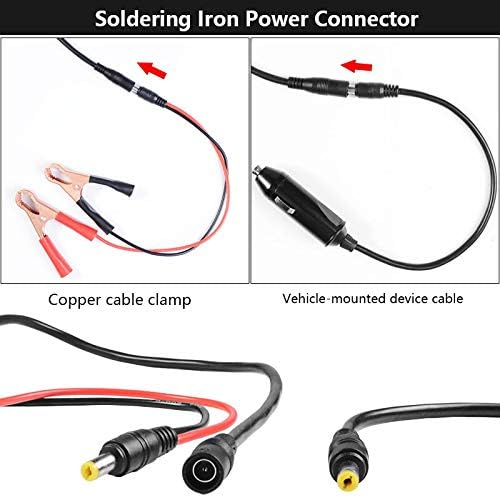 Soldering 12V 35W AC Electric Soldering Iron Internal Heat Welding Car Battery Low Voltage Power for Power Failure Emergency Incident - (Color: 12ABC C, Plug Type: AU)