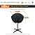 NettyPro Grill Cover for Georgen Foreman, Waterproof Heavy Duty Outdoor Indoor Electric Portable Stand Grill Cover for Char-Broil, Cuisinart, Homewell, Weber Small Grill and More, Black