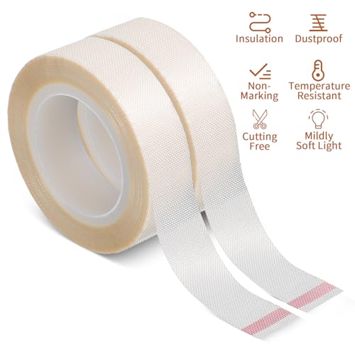 2 Rollen Verdunkelungsband LED Streifen Abdeckung Dimmen Light Dimming Tape Aufkleber für LED Strip Schlafzimmer Deko TV Hintergrundbeleuchtung, Reduziert Blendung bei gleichbleibender Helligkeit