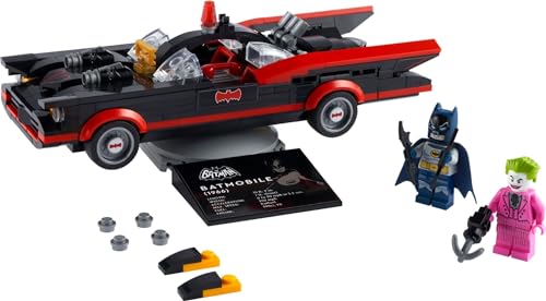 Image of Lego Batman Classic Batmobile 76188 Building Toy with Joker Minifigure Authentic Construction Block Set