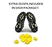 WAYPOR Ice Grips, Traction Cleats, Ice Cleat, Easy Slip On, Outdoor Durable, 10 Steel Studs, Stretchable, Prevent Slipping from Ice/Snow, Extra Studs Included in Each Package. (Medium)