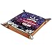 Produktbild Leder Valet Tray, Würfel Tray Folding Square Holder, Kommode Organizer Platte für Wechsel Münzschlüssel Weihnachtsgrußkarte