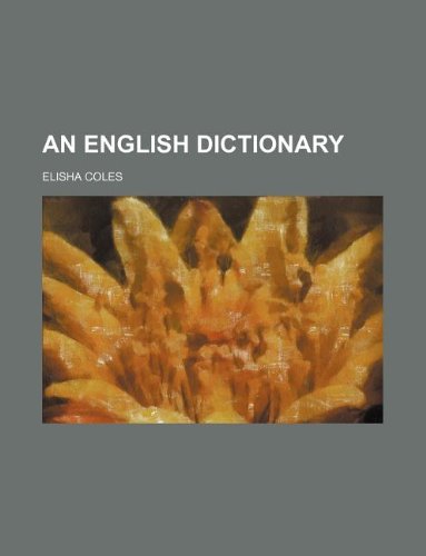 An English Dictionary