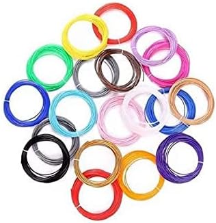 Camin PLA 3D Pen Filaments | 10 Colors x 5 mtr 3D Pen Filament Refills 1.75 mm PLA