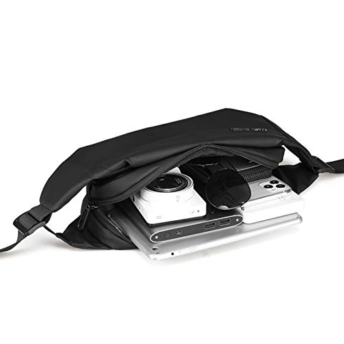 DECDEAL Pacote de peito pequeno Novo Estilo Lazer Esporte Moda Homem Pacote de ombro único