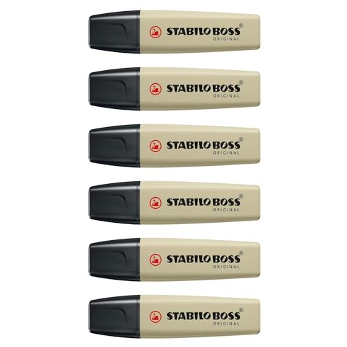 Stabilo Set Di 6 Evidenziatori Boss Original Naturecolors - Verde Tiglio