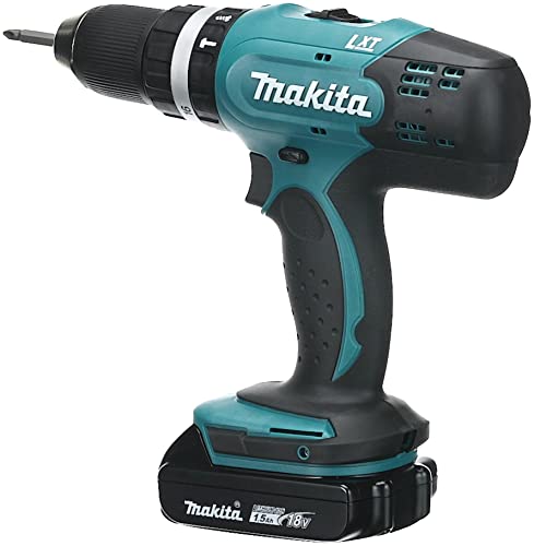 Makita Akku-Schlagbohrschrauber 18 V inklusive 2 Akkus 1,5 Ah und Ladegerät im Makpac, DHP453RYJ – Bild 3