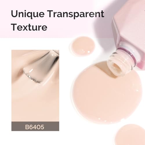 Image of MelodySusie Jeweliver Gel Nail Polish, 0.5Fl.oz Nude Gel Polish Beige Color Soak Off UV LED Light Cure Gift for Women Manicure Nail Art DIY at Home B6405