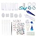 Produktbild Allazone 16 Stück Schmuck Silikonform Gießform Resin Form, 6 Stück Werkzeuge Herstellen und 2 Stück Füllmaterial zum DIY Schmuck Basteln Machen