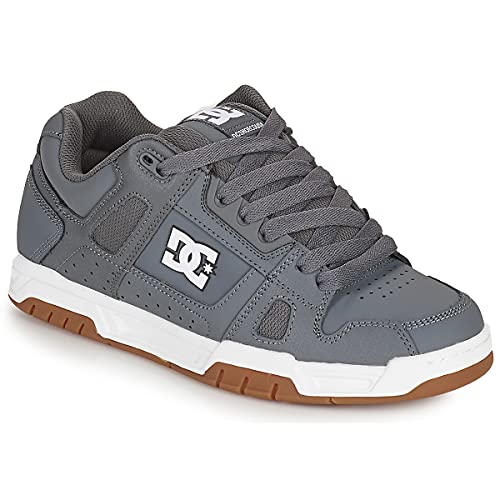 DC Shoes Zapatillas Stag para Hombre, Grey Gum, 42 EU