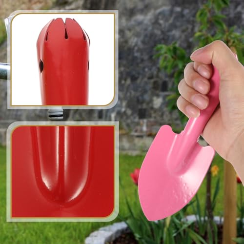 Set de 4 palas pequeñas para jardín de hierro miniatura 2