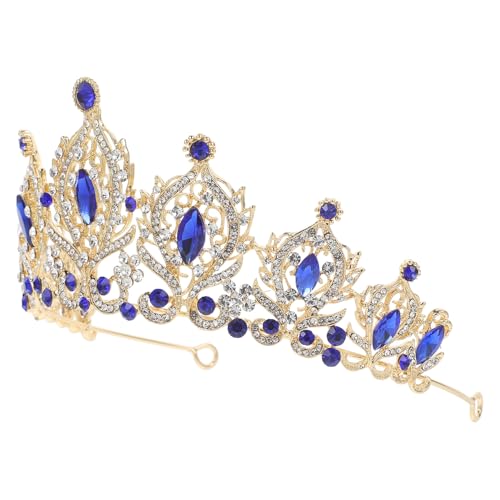 Couronne de mariage en cristal et alliage noble au design délicat