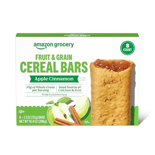 15% coupon - Amazon Fruit & Grain Cereal Bars, Apple Cinnamon, 8ct
