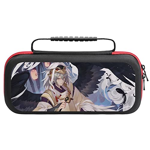 Switch ケース 陰陽師 大天狗 薄型 スイッチ ケース 可愛い スイッチ専用ケース 大容量 Switchカバー Switch専用キャリーケース 持ち手付き スイッチポーチ 衝撃吸収 収納バッグ スイッチカバー Joy-Con 収納ケース 20個カード
