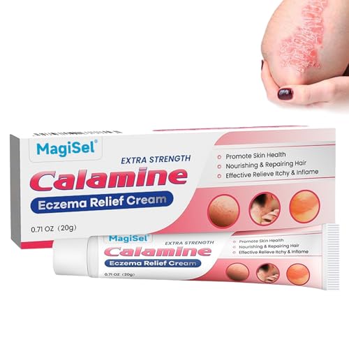 Ekzem-Creme, Antimykotische Creme, Behandlungssalbe mit maximaler Stärke für Psoriasis, Dermatitis, Hautausschlag, Infektionen, Juckreiz, Fußpilz, Linderung bei Rötungen, gereizter Haut, 20g