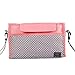 SONARIN Bolsa Organizadora de Cochecitos,Organizador para coches de paseo,con portavasos, 2 ganchos para cochecito, ajuste universal para todos los modelos de cochecito(Rosado)
