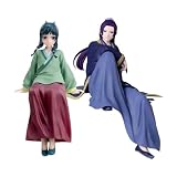 Zhongkaihua 2 figuras de Maomao y Jinshi, figura de Maomao de anime en pose sentada, modelo de PVC coleccionable de 14/16 cm, adorno y regalo