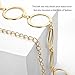 LumiSyne Moda Cinturón De Cadenas Para Mujer Anillo De Metal Sencillo Cadenas...