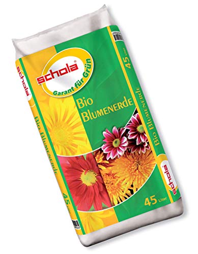 Preisvergleich Produktbild Schola Qualitäts BIO Blumenerde 45 Liter Pflanzenerde