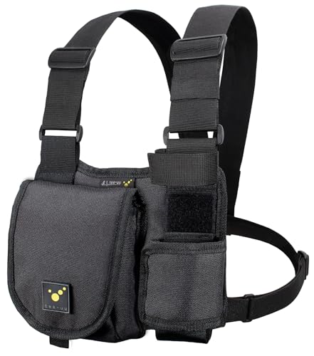 tee-uu CHEST MOLLE Funkgeräte-Harnisch schwarz | variabel konfigurierbar | abnehmbares Hauptfach tee-uu CHEST MOLLE Funkgeräte-Harnisch schwarz | variabel konfigurierbar | abnehmbares Hauptfach
