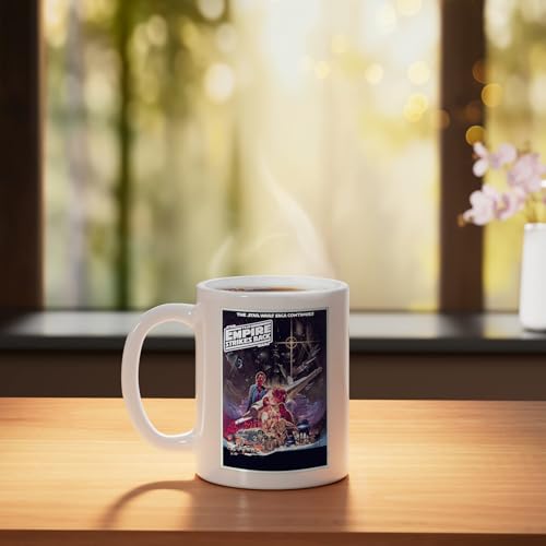 Star Wars The Empire Strikes Back Taza de Cerámica Blanca miniatura 3