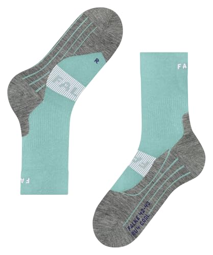 FALKE Damen Laufsocken RU4 Endurance Cool W So Funktionsmaterial antiblasen 1 Paar, Blau Fiji 6423, 35-36 – Ansicht 6