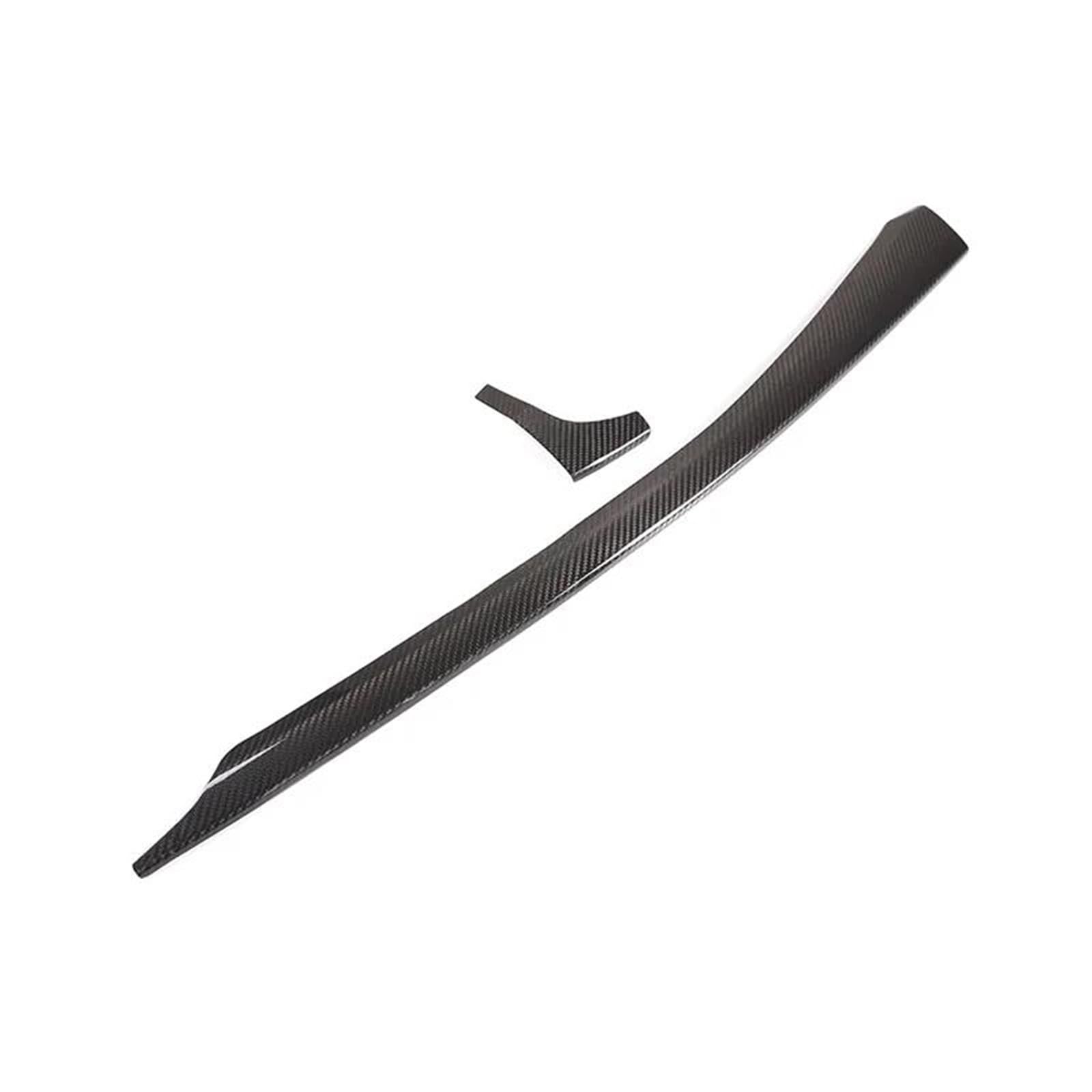 for X5 F15 X6 F16 2014-2018 Real Carbon Fiber Interior Dashboard Decoration Panel Car Stickers LHD POMPOMPUR
