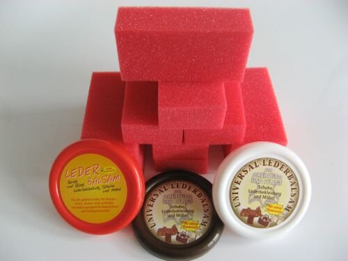 Preisvergleich Produktbild 10x Schwamm für Lederbalsam WSM
