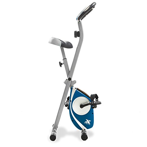 Xterra FB150 Folding Adjustable Magnetic Upright Exercise Bike for Home Gym, Portable X-Bike with LCD Monitor and Pulse Xterra FB150 Folding Adjustable Magnetic Upright Exercise Bike for Home Gym, Portable X-Bike with LCD Monitor and Pulse