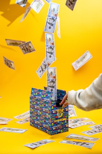 Send A Cake Birthday Billionaire Gift Box DIY Shooting Bills Birthday Surprise Box Ready-to-Fill Unique Birthday Gift for Women Men & Kids