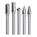 Produktbild 5tlg Hartmetall 8 MM Drehpunkt Wolframkarbid Gravur Fräser-Set, 6mm Schaft Fräser Bit für Bohrmaschine, Multifunktionswerkzeug