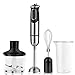 Produktbild PICKME Handmixer, 4-In-1 Multi Purpose Pürierstab & Handmixer, Hand Milchaufschäumer Mit Schneebesen, Essen Chopper, 600Ml Becher