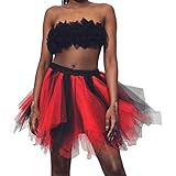 La falda de baile Tutu será una buena opción para bailarinas, amigas, hermanas, novias y esposas. Tiene muchos pliegues para mantener el vestido en forma, y la tela es suave para evitar rascarse la piel delicada y sensible.
