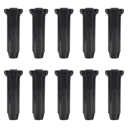 Kopinma 10 Stück Sprinklersystem Versenkregner Pop-Up Sprinkler Rasenwerkzeug Sprühkopf 360-Grad-Bewässerungsausrüstung Zahnradsprinkler für Gartenbedarf