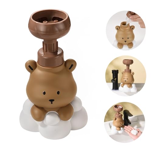 RDTGHY 1 Pc Bear Paw Foam Soap Dispenser Cartoon Shaped Pump Bottle Refillable Hand Sanitizer Dispenser for Bathroom Kitchen Shampoo Lotion