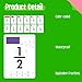 68 Fraction Flashcards - Funny Math Game Cards for All Fractions 1-12, Compare and Simplify, Educational Learning Tool for School Supplies