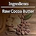 Cocoa Butter Raw Unrefined | Pure Ingredients | Body Moisturizer | Hydrate, Nourish & Soften Your Skin | Restore & Repair | Body Butter for Women & Men, All Skin Types 8 oz