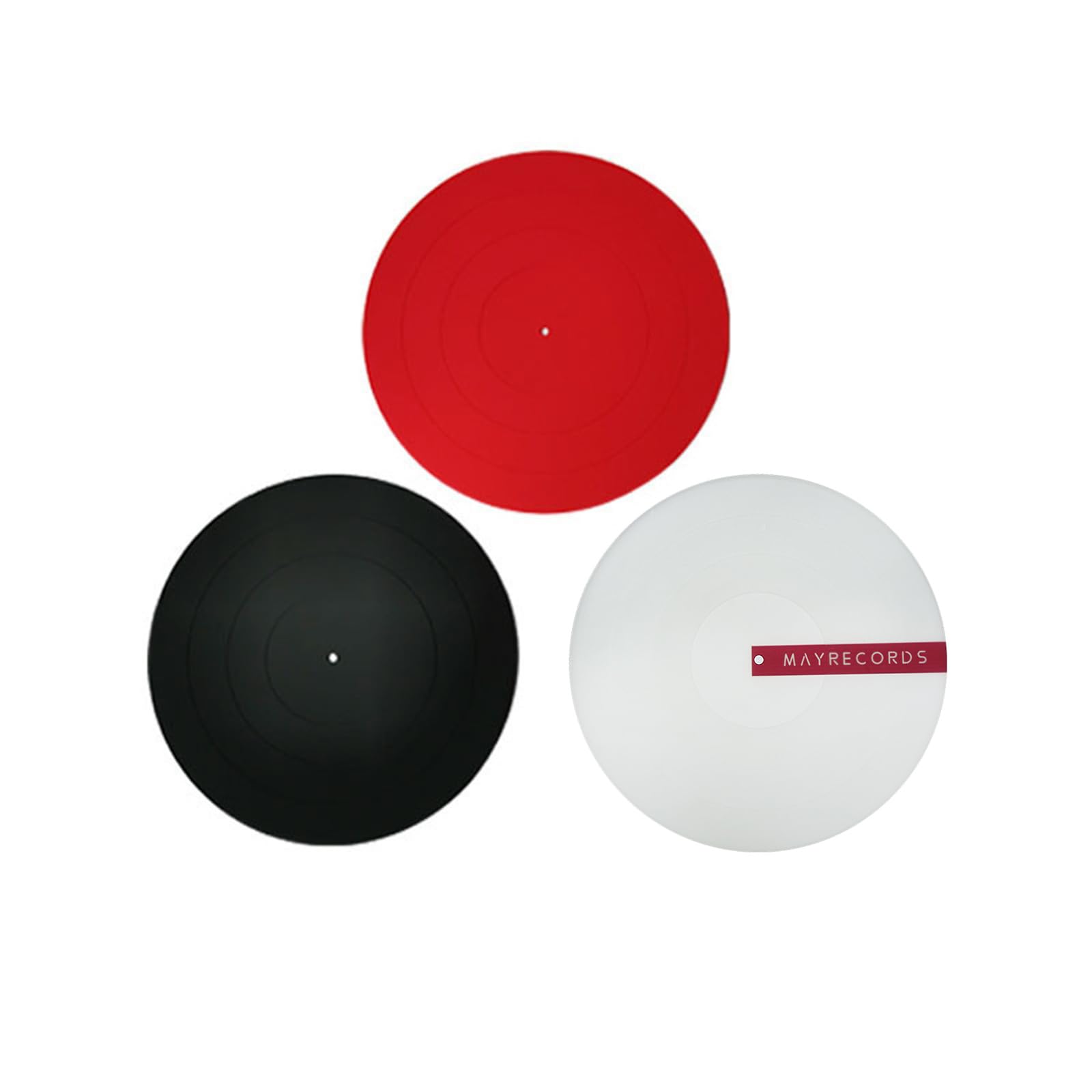 Anti-vibrazione Silicone Pad Gomma per LP antiscivolo Giradischi Piatto Mat per Pho