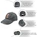 Rogany I'm Retired It's 5 O'Clock Everywhere Hats for Womens Fashion Washed Grey Light