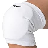 MIZUNO(ミズノ) バレーボール 膝サポーター(パッド有・ウィメンズ) V2MYA200 ホワイト×ブラック 1個入