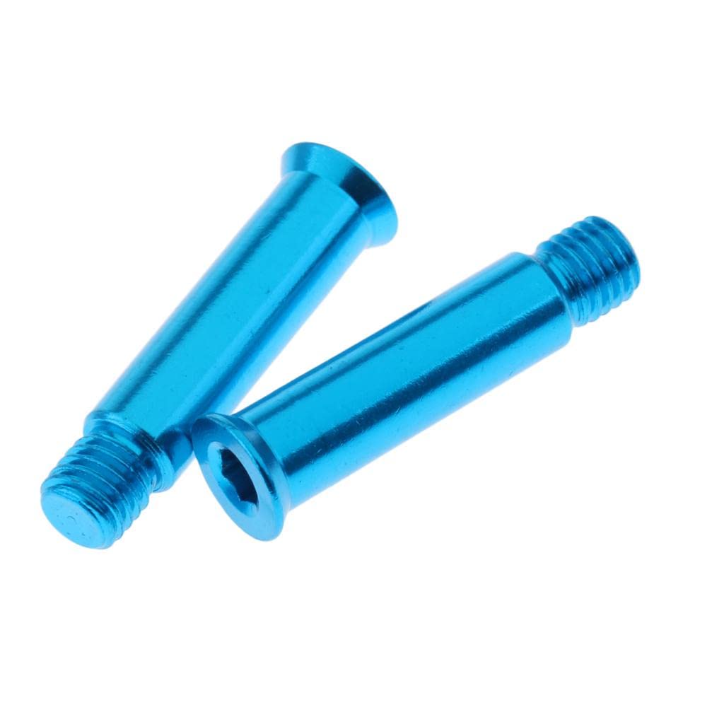predolo Lot de 8 Roues de Roller en Ligne, Vis D'axe, Boulons, Pointes de Roulement, 34 Mm