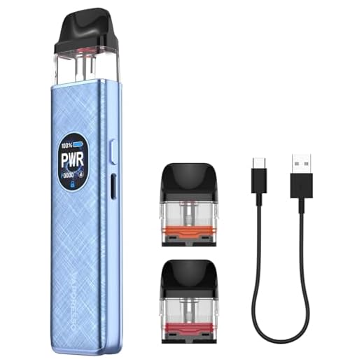 Vaporesso XROS 5 Pod System-COREX 3.0 Tech, Adjustable Power & Airflow, 1500mAh Battery, 3A Super Charging, 0.88” HD Screen – for XROS Series Pods- No Nicotine (Blue Silk)