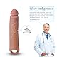 BDSMAGE Penishülle für Penisverlängerung,21 cm Penis Sleeve Silikon erotisches Sexspielzeug für die Männer Penis Hülle Penismanschetten Sex Toyset Herren für Penisvergrößerung (Fleischfarbe)