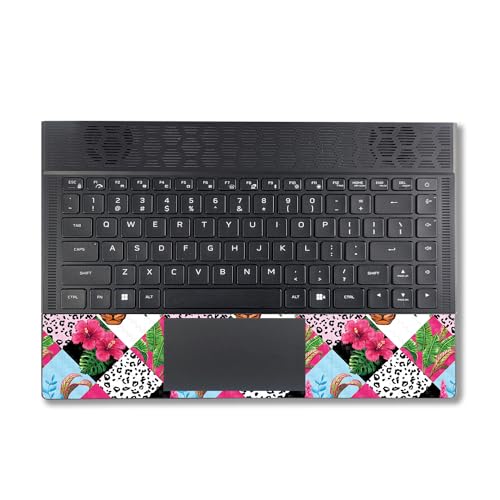 Image of MightySkins Carbon Fiber Skin Compatible with Alienware X14 R2 (2023) Full Wrap Kit - Cat Tile | Protective, Durable Textured Carbon Fiber Finish | Easy to Apply & Change Styles | Made in The USA