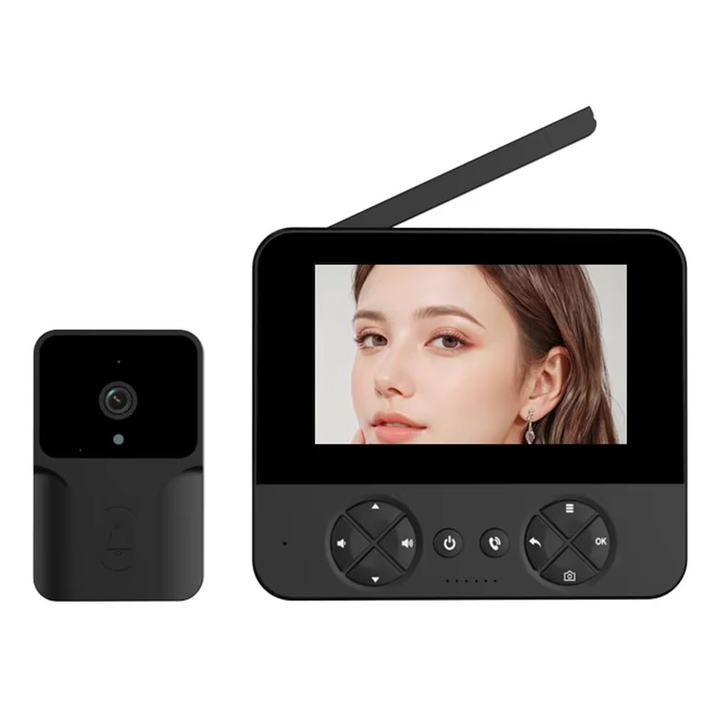 Sonnette sans vidéo M15 connectée pour sécuriser l'entrée avec interphone de nuit
