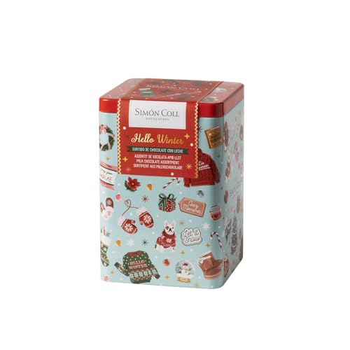 Surtido de chocolates en Lata Hello Winter, 120g | Simón Coll